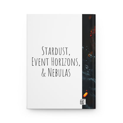 Cosmic Hardcover Journal - Perfect for Stargazers, Dreamers, Writers, Space Lovers, Inspirational Note-Taking