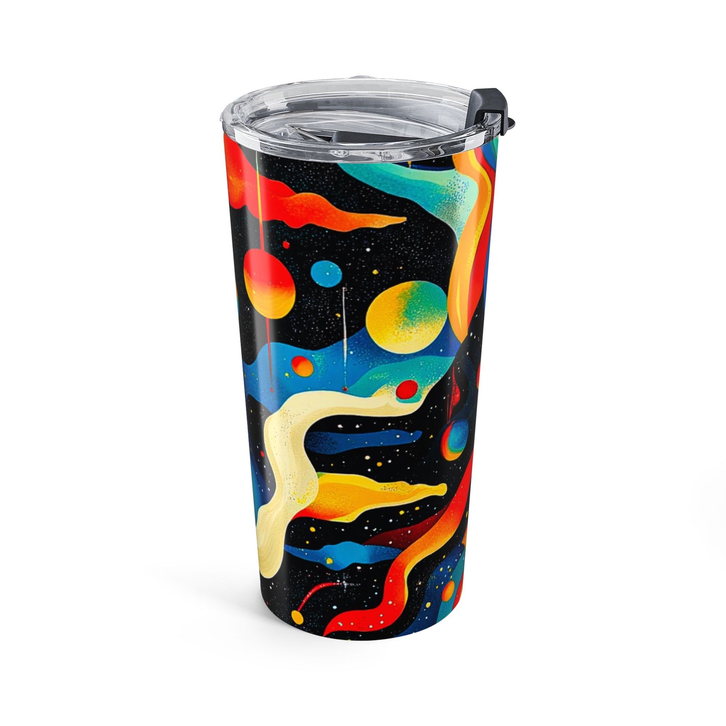Cosmic Art 20oz Tumbler - Vibrant Galaxy Design for Coffee Lovers