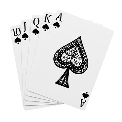 Stylish Poker Playing Cards Set - Modern Design for Game Night & Collectors