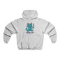 ADHD Cat Hoodie — Cute Teal Cat Graphic Sweatshirt for Neurodivergent Pride