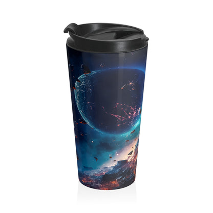 Travel Mug - Stardust, Event Horizons & Nebulas - Men's Health & Wellness
