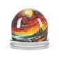 Vibrant Artistic Snow Globe - Whimsical Home Décor Gift