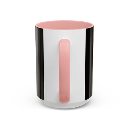 Modern Geometric Accent Coffee Mug - Unique Gift for Coffee Lovers, Stylish Home Decor, Office Essentials, Artistic Drinkware