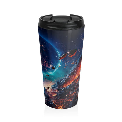 Travel Mug - Stardust, Event Horizons & Nebulas - Men's Health & Wellness