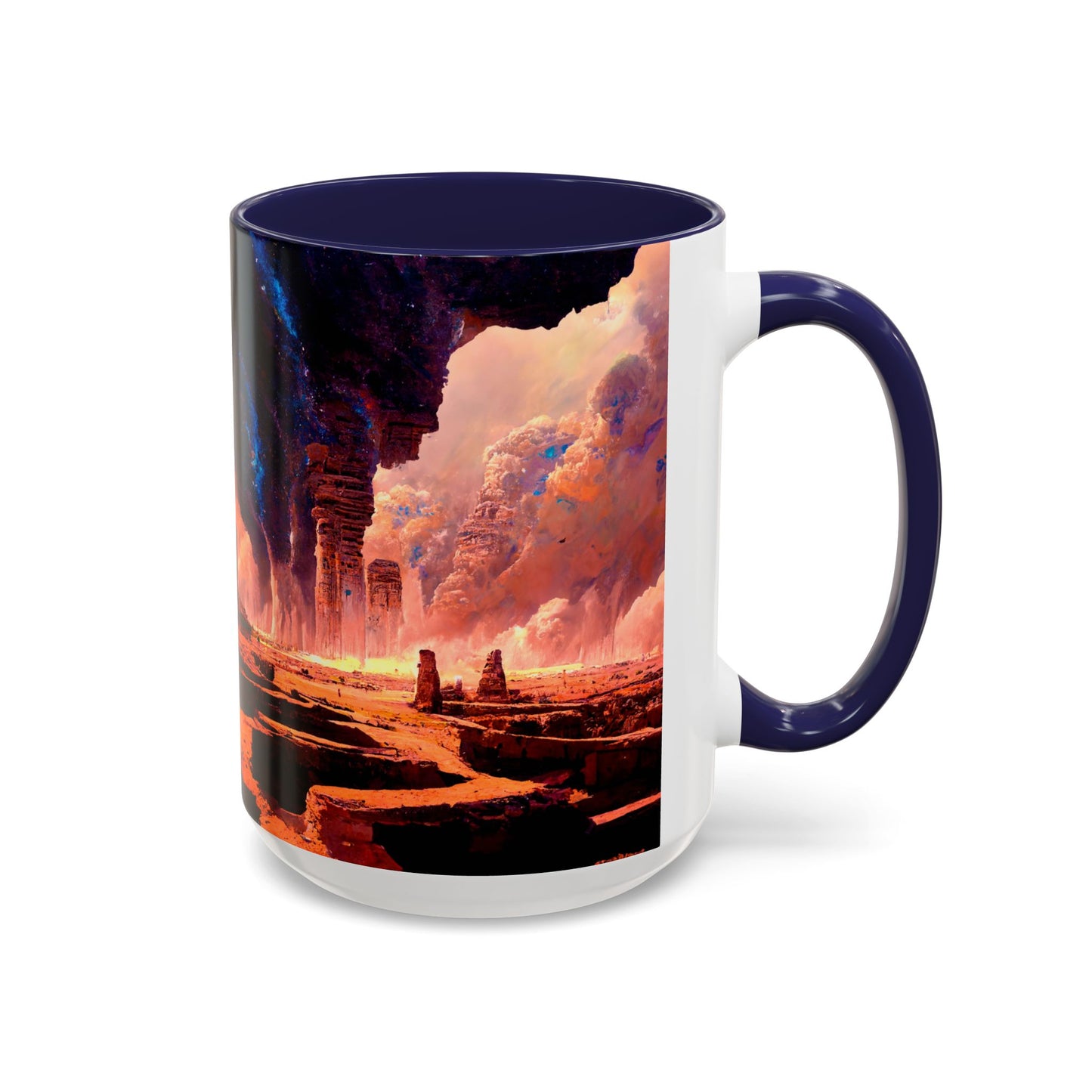 Cosmic Landscape Coffee Mug | Space Art Cup, Gift for Astronomers, Unique Home Decor, Sci-Fi Mug, Coffee Lover's Present