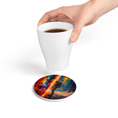 Astronaut Cosmic Ceramic Coaster | Space-Themed Drink Coaster | Gift for Space Lovers, Home Decor, Housewarming, Unique Gifts, [...]