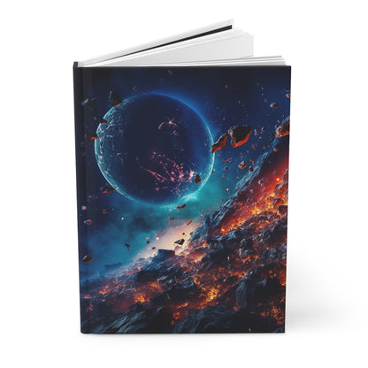 Cosmic Hardcover Journal - Perfect for Stargazers, Dreamers, Writers, Space Lovers, Inspirational Note-Taking